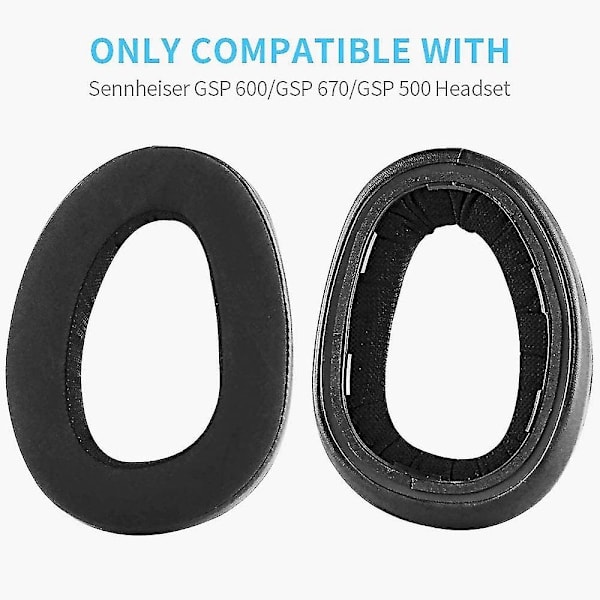Öronkuddar för Sennheiser GSP 670 GSP 500 GSP 600 Gaming Headset - subaoe - WELLNGS