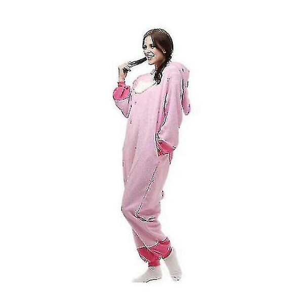 Regenboghorn Monster Stitch Klær Pyjamas Jumpsuit Sleepwear Dyr Hettegenser - WELLNGS Pink 85cm