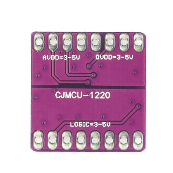 CJMCU-1220 ADS1220 ADC 24 Bit A/D Konverter Modul I2C Lav Effekt 24 Bit Analog-til-Digital Konverter Sensor Modul-WELLNGS