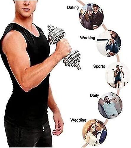 Gynecomastia Kompresjonstanktopp - Den perfekte gaven - WELLNGS Blue S M