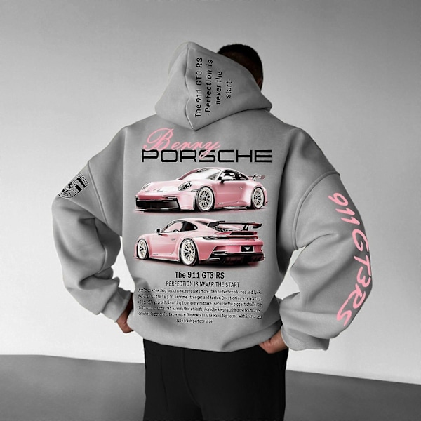 Porsche 911 Hoody Auto Print Hoodies Unisex-WELLNGS style 5 L