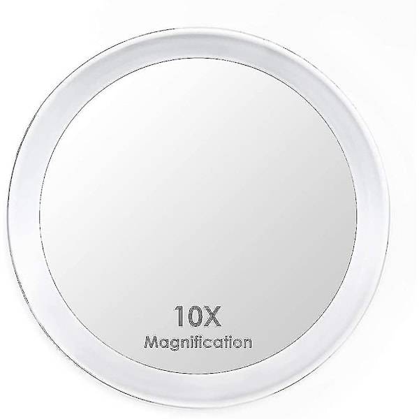 10x Forstørrelsesspejl med 2 Sugkopper, Makeup-spejl med 10x Forstørrelse - mxbc-WELLNGS 0 0