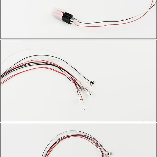 3/4 STK. Patron Phono Kabel Ledninger Header Ledninger til Pladespiller Phono Headshell - WELLNGS C