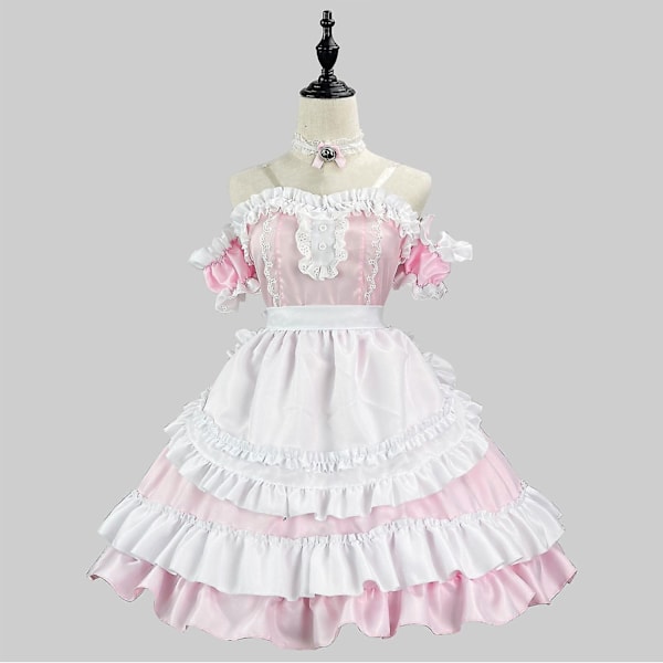 Nopea toimitus Naisten Sweet Lolita -mekko Viktorian aih. Hihaton prinsessa Cosplay -asut Kotiasu - WELLNGS XXXL