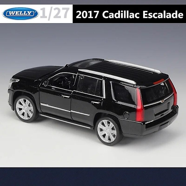 1:27 Cadillac Escalade SUV Legering Bilmodel Diecasts Metal Køretøjer Bilmodel Høj Simulation Samling Børns Legetøj Gave-WELLNGS