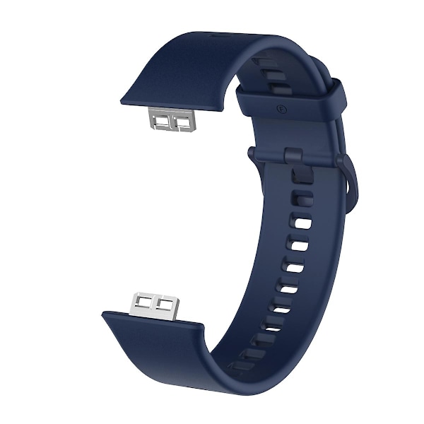 Mjuk Silikonarmband för Huawei Watch Fit - WELLNGS Dark blue Huawei Watch Fit