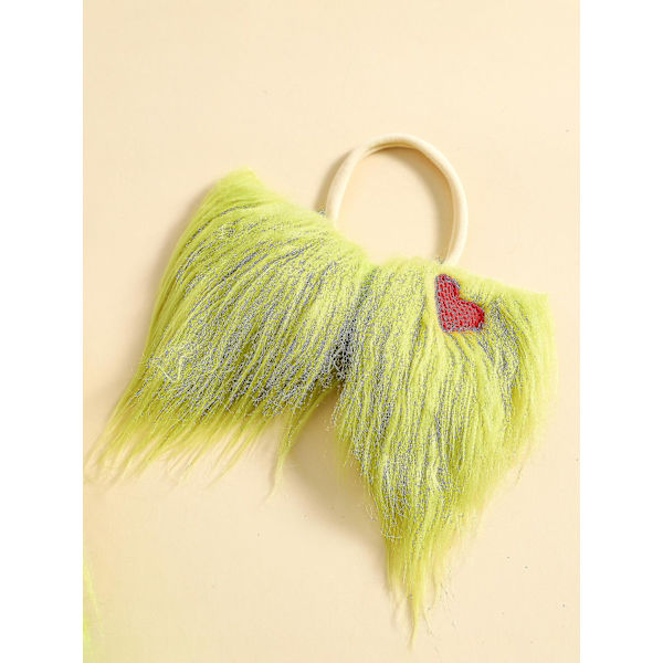 Vauva, joka varasti joulun asun vauvanpojat Tytöt Xmas Vihreä Karvainen Monster Puku Vaatteet Set-WELLNGS Style 5 6-9 Months