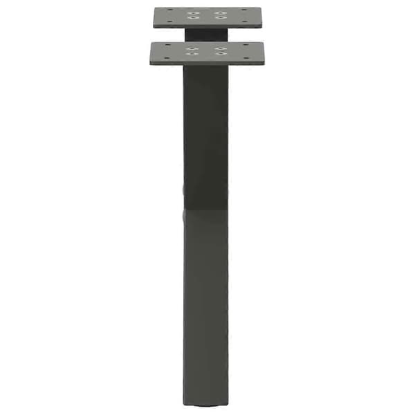 Sofa bordsben X-form 2 stk antracit 37x(30-31) cm stål-WELLNGS