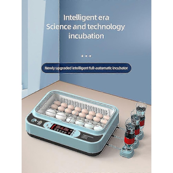 Automatisk Æg Inkubator Controller Digital LED Temperaturstyring Temperatur Fugtighedssensor Æg-WELLNGS 24Eggs