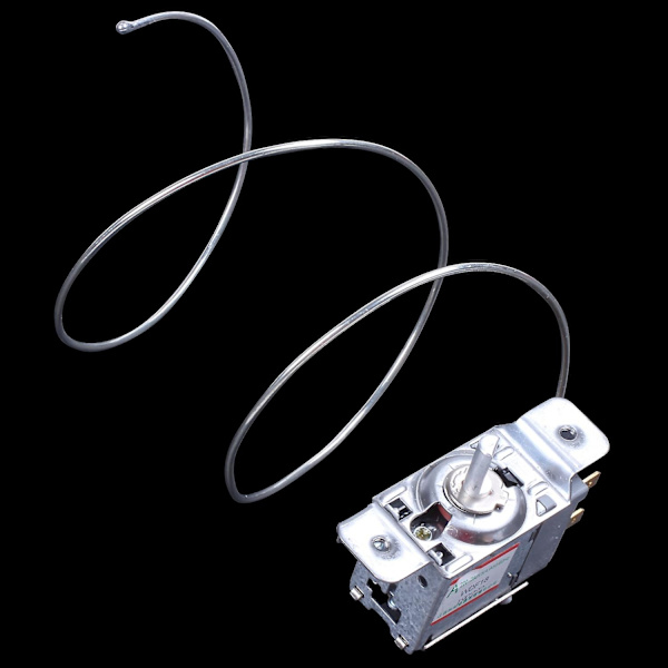 Kylskåps termostat AC 220V-250V Volt 5(4)A 3-polig 5,8 mm axeldiameter - WELLNGS