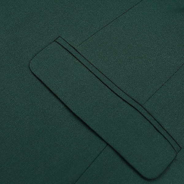 Allthemen Miesten Business Blazer Yksivärinen Slim Fit Takki-WELLNGS Green XS