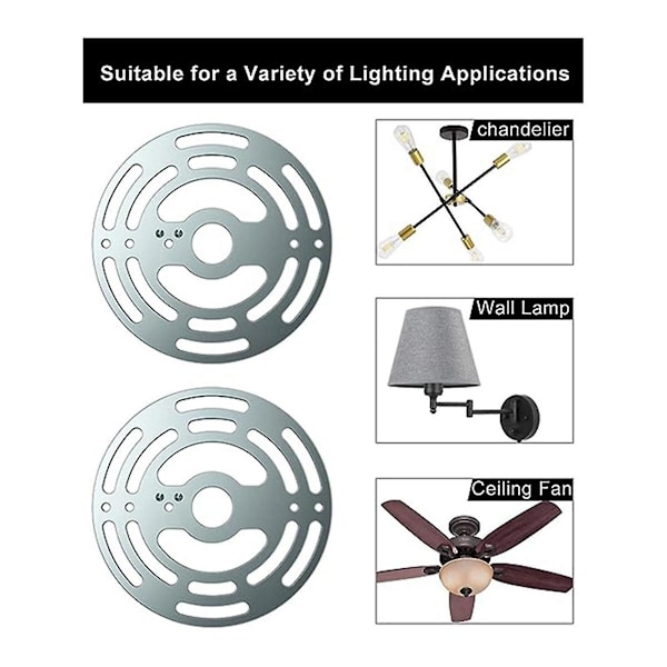 Lampemonteringsbrakett Belysningstilbehør Solid Bagua Board Vegglampe Enkelt Lysekrone Montering-WELLNGS