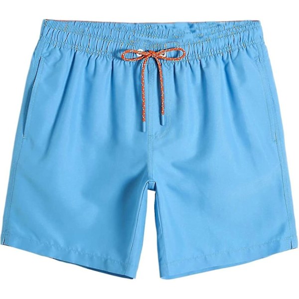 (GET IT) Opløselige badebukser Fødselsdagsprank Sjov bachelor strandfest gave til din bror Tab hans badebukser i svømmebassinet-WELLNGS Baby Blue 4--Large