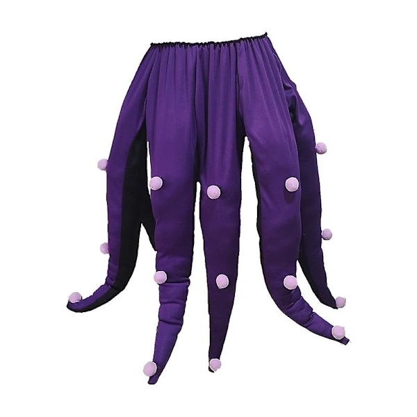 2024 Dame Octopus Halloween Kostume - Lang Tentakel Nederdel, Lille Havfrue Ursula Kostume-WELLNGS
