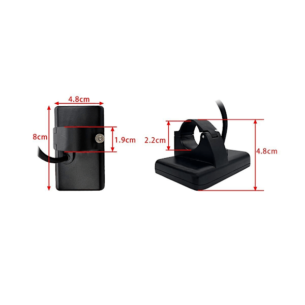 24V 36V 48V 60V S866 Kontrollpanel Dashboard Vanntett 6PIN Elektrisk Sykkel LCD-skjerm for Elektrisk E-Sykkel Scooter-WELLNGS