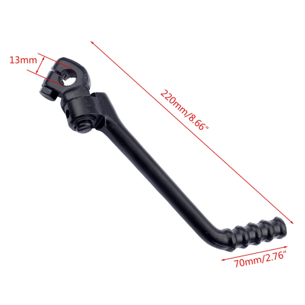 13mm 16mm Hole Kick Start Lever Kick Start Pedal for Lifan YX Zongshen Off Road Motorcycle Accessories Black-WELLNGS Black 13mm