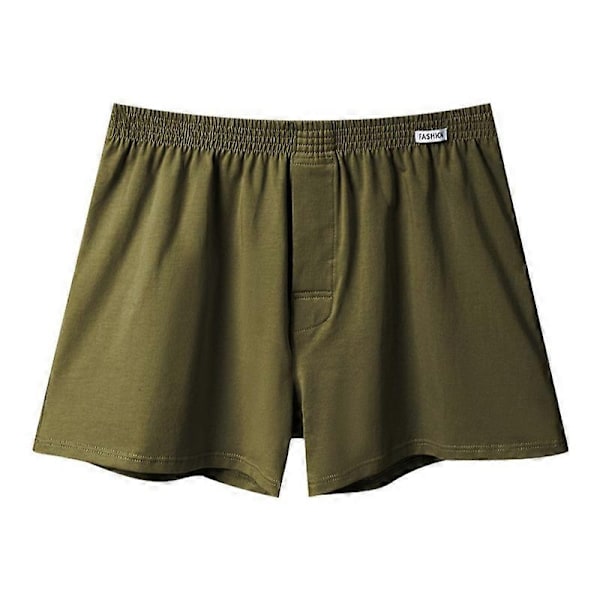 Miesten Tag-Free Bokserit Miesten Comfort Soft Alushousut Bokserit, Pehmeä Neulos Kosteutta Siirtävä Jersey B-WELLNGS green L