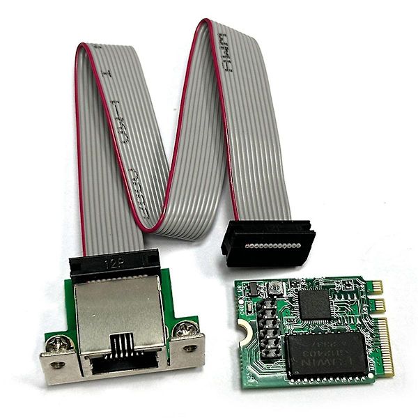M.2 A+E KEY 2.5G Ethernet LAN-kort RTL8125B Industriell kontrollnätverkskort M.2 Gigabit Ethernet-nätverkskort-WELLNGS