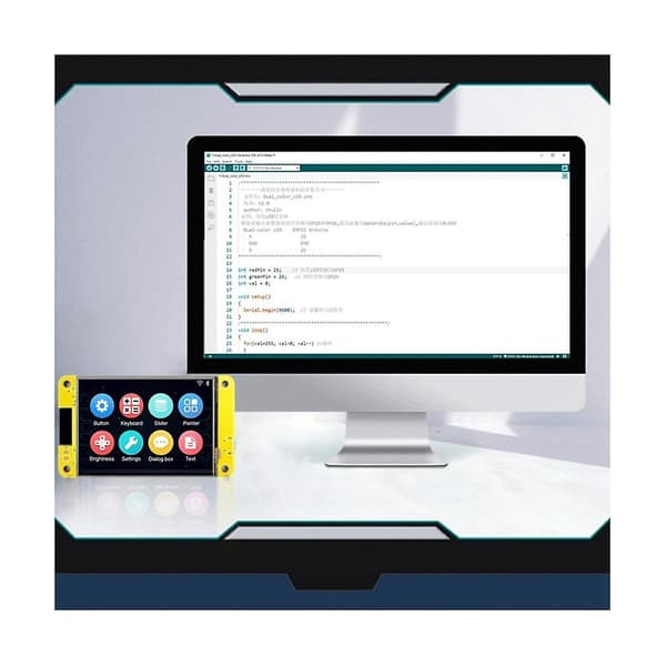 ESP32 Udviklingskort WiFi Bluetooth 2.8 Tommer 240X320 Smart Display TFT Modul Touch Screen-WELLNGS