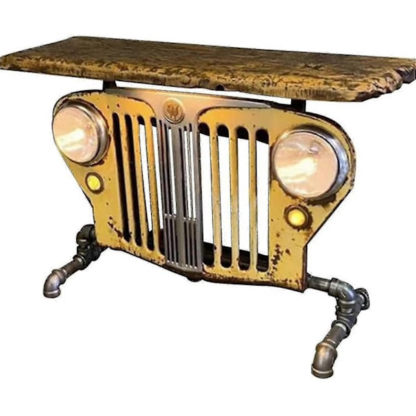 Steampunk-teollinen pöytämalli - WELLNGS Yellow