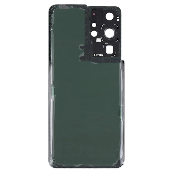 [Uusi] Yhteensopiva Samsung Galaxy S21 Ultra 5G:n kanssa Akun takakansi ja kameran linssinsuojus - WELLNGS Black