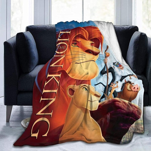 Ultra Soft Flannel Fleece Blanket The Lion King Stylish Bedroom Living Roomofa Warm Blanket for Teensch-e34-WELLNGS 60x50in 150x125cm