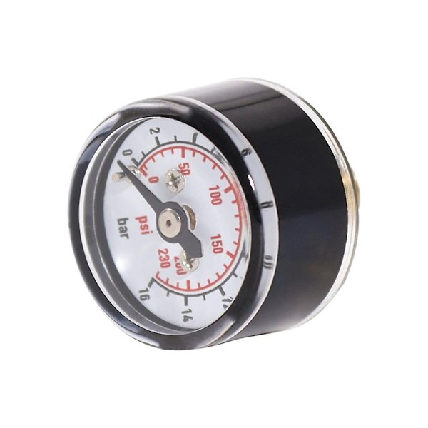 Scuba Diving Pcp Air Mini -trykkmåler Manometer Manometer 16bar,1/8 Npt Tråd-WELLNGS