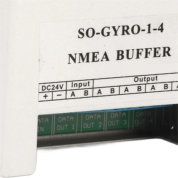 NMEA0183 NMEA-buffert -1-4 NMEA 1 ingång, 4 utgångar Marin seriell linjesplitter Isolerande buffert för 2-WELLNGS 0 0