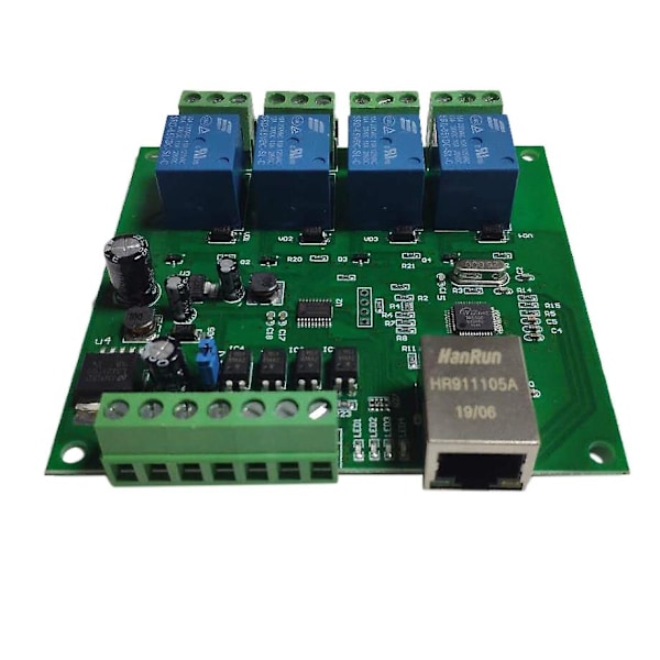 Lan Ethernet Rj45 Tcp/ip Web-kaukosäädinlevy 4-kanavaisella releellä Udp W5500 Verkkokäyttö Contro-WELLNGS
