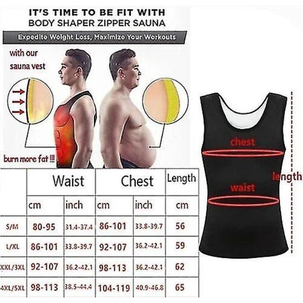 Gynecomastia Kompressions Tanktop - Den Perfekte Gave - WELLNGS Silver L XL