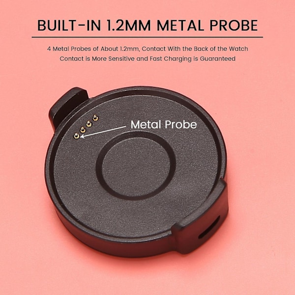 Smart Watch-oplader til Pro Usb Data og Dock Charge Dock-kabel Bluetooth Watch-oplader med 1M magnetisk sugekabel-WELLNGS