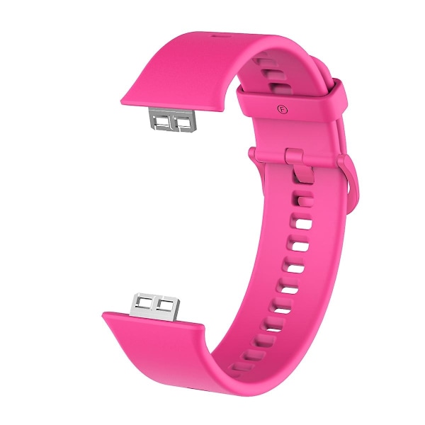 Myk silikonklokkearmbånd for Huawei Watch Fit - WELLNGS Pink Style F Huawei Watch Fit