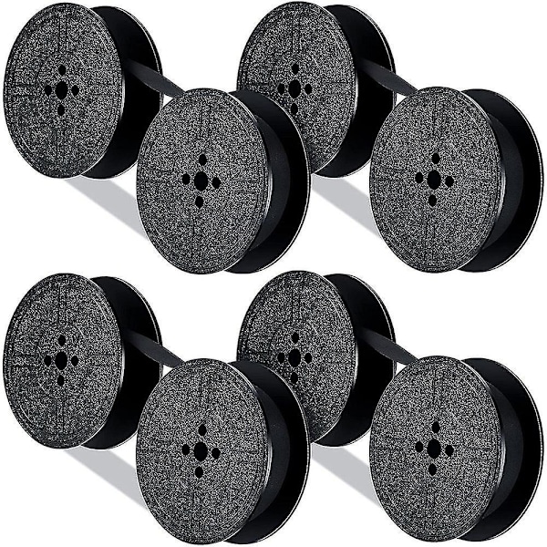 4-pack Skrivmaskinsband Dubbelspolsband Skrivmaskinsband Bläck Dubbelspolsbläck Ersättningsdel för de flesta -WELLNGS