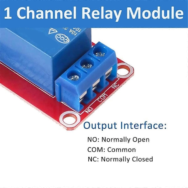 10kpl Relemoduuli DC 12V Relekortti 1 Kanava Optoerottimella Eristys Tukee Korkeaa tai Matalaa Tasoa - WELLNGS
