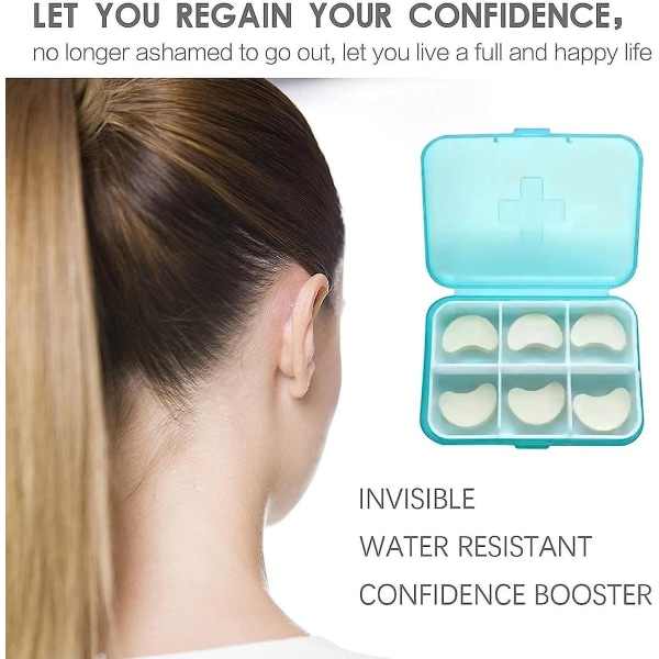 Ørekorrigering for voksne, kosmetisk ørekorreksjon, øreklistremerker for å feste ørene bak-WELLNGS 3 Boxes