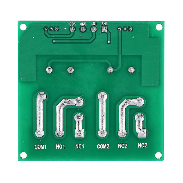 2-Kanals DC 24V 30A Relämodulkort Optokopplarisolering Hög/Låg Trigger-WELLNGS