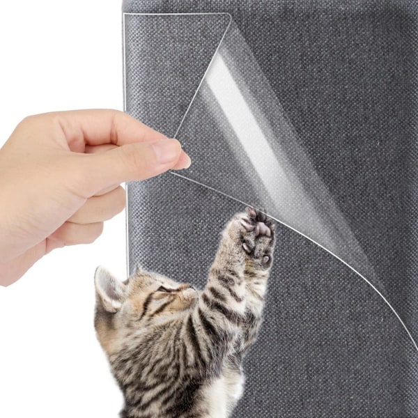 Scratch protection / Tear protection Self-adhesive 2-pack Transparent Transparent-WELLNGS Transparent 30x40 cm