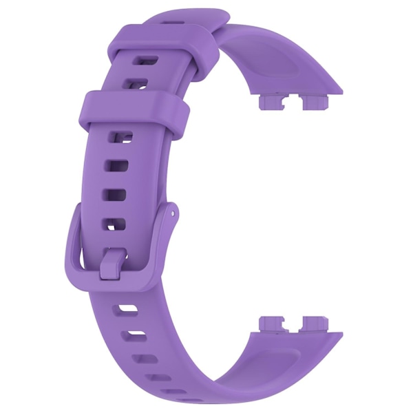 Silikonarmband för Huawei Band 8, vattentåligt sportarmband, lila - WELLNGS Purple Huawei Band 8