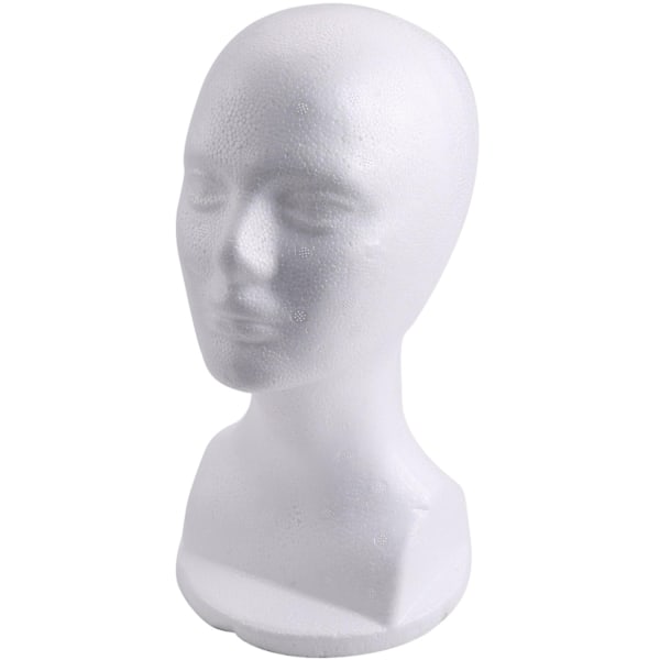 Styrofoam Mannequin Skumhuvud Glasögon Hatt Peruk Display Stativ-WELLNGS