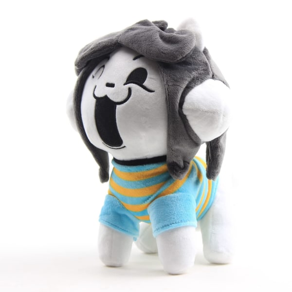 Temmie plysj 10 tommers hund figur, Undertale plysj hund-WELLNGS