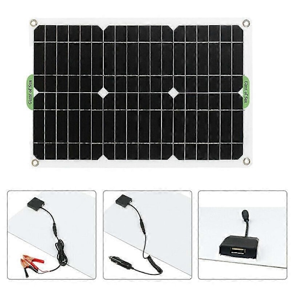 180W Solpanel Kit 12V Batterioplader med 100A Controller til Båd RV-WELLNGS