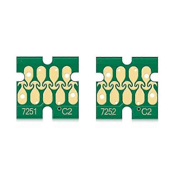 hög kvalitet 1 set T7251 T7252 T7253 T7254 T725a Kompatibelt bläckpatronchip Kompatibelt med Epson Surecolor F2000 F2100 Sc-f2000 Sc-f2100 -WELLNGS T7251-black