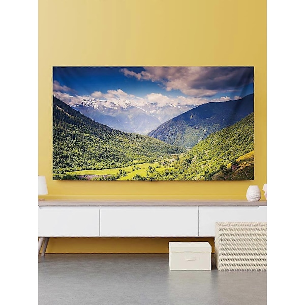 TV Dæksel TV Dæksel Mikrofiber Vaskbar Skærm Dekoration til 22-80 Tommer TV - WELLNGS L1 42 inches