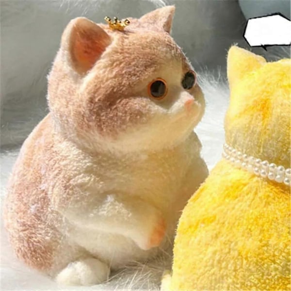 Fed Cat Squishies Legetøj, Stor Cat Squishies Legetøj - WELLNGS A