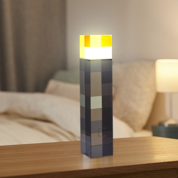 Minecraft nattlys for barn Torch Night Light-WELLNGS