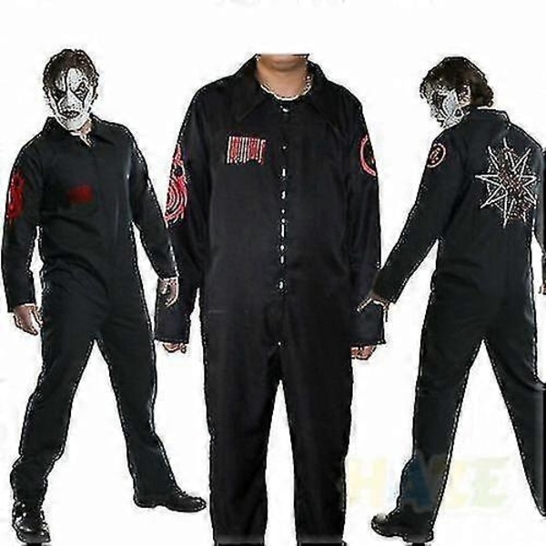 Bändi Slipknot roolipeliasu löysä haalari Halloween-esitysasukokonaisuus - WELLNGS M