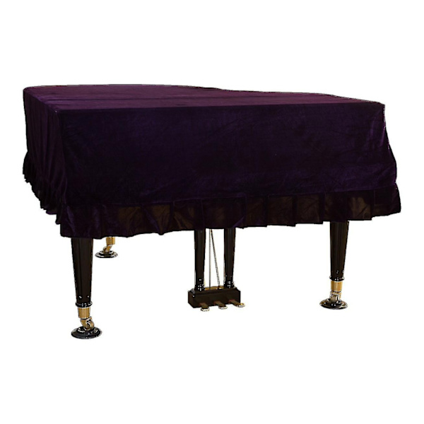 Samettipianopeite Pianonpeite - antistaattinen tarttumaton tuhka - WELLNGS purple 170 to 180CM