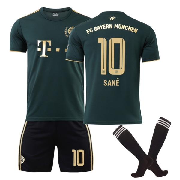 2022-23 Bayern München Ny Sæson Guld Trøje Special Edition SANE 10-WELLNGS SANE 10 18