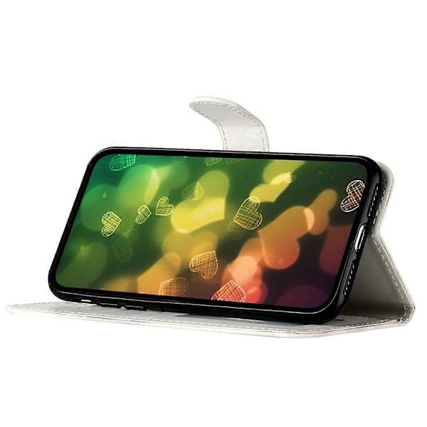 för HMD Pulse Pro Fodral Tryckt Mönster Design Läder Telefonskal - WELLNGS Style F
