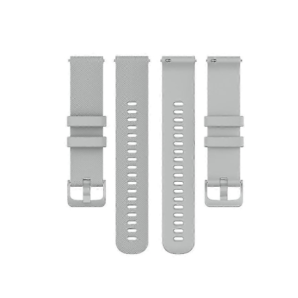 til Garmin Vivoactive 4 22mm Silikone Urrem - WELLNGS Gray